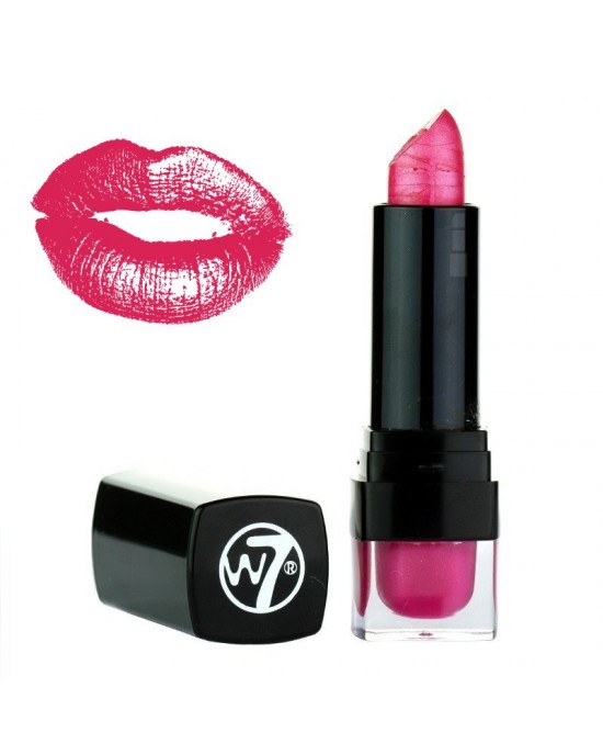 W7 Kiss Lipstick ~ Fuchsia, Lipstick, W7 Cosmetics 