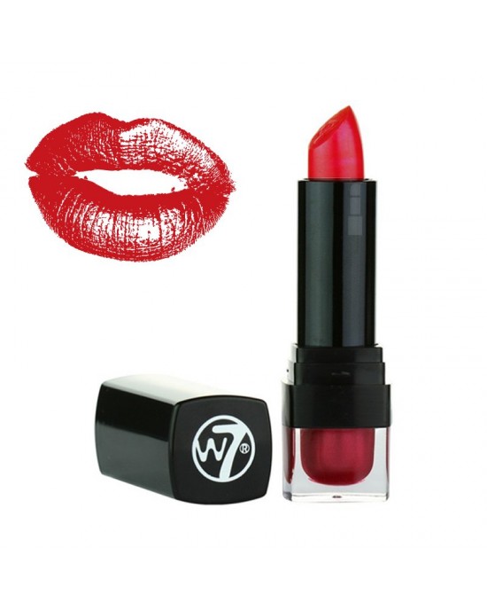 W7 Kiss Lipstick ~ Ruby Red, Lipstick, W7 Cosmetics 
