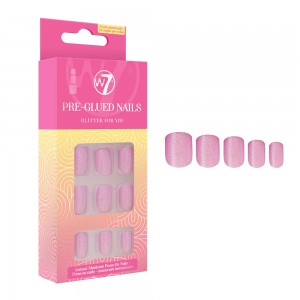 W7 Pre-Glued Press On Nails ~ Glitter For You