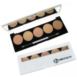 W7 Camouflage Kit Cream Contour Concealer with Mirror and Brush