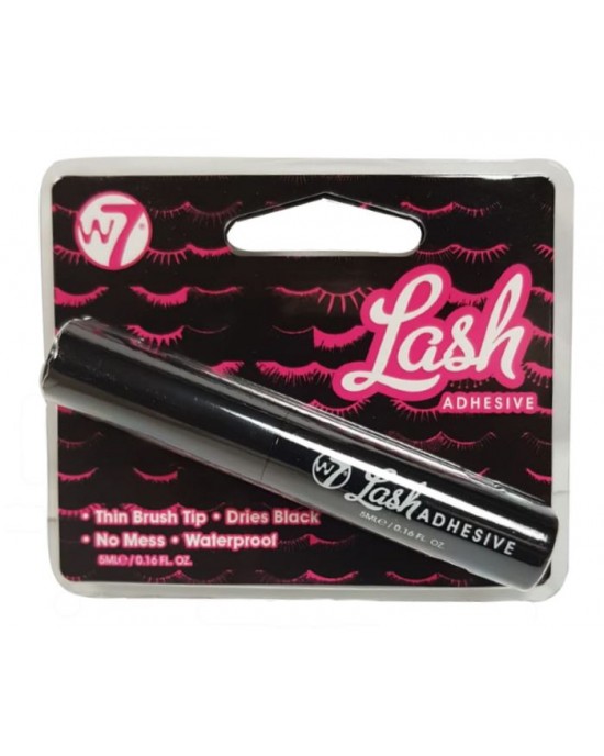 W7 Lash Adhesive - Waterproof Black, False Eyelashes, W7 Cosmetics 