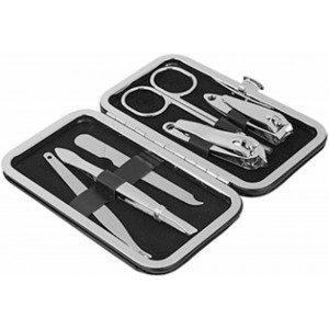 6 Piece Stainless Steel Manicure Kit 