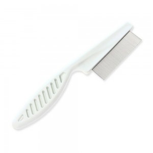 Metal Fine Nit Hair Comb With Handle