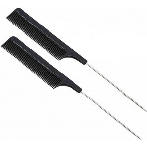 Set Of 2 Professional Metal Pin Tail Comb