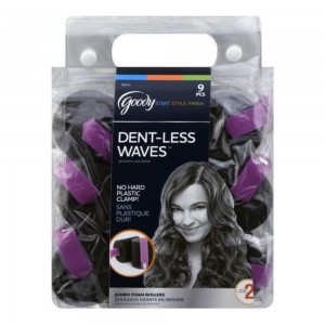 Goody Dent-less Waves 9 Large Foam Rollers Sleep In