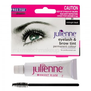 Julienne Eyelash and Eyebrow Permanent Colour ~ 01 Midnight Black