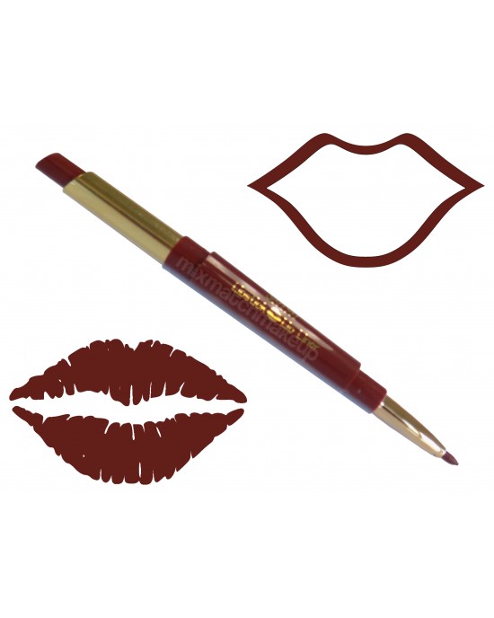 Saffron Duo Lipstick and Twist up Lip Liner ~ 06 Nutmeg, Lip Liner, Saffron London Cosmetics 